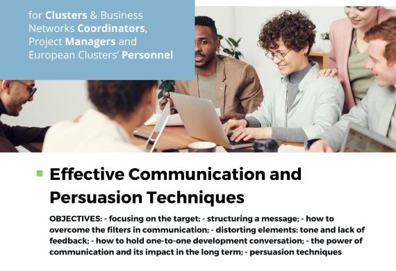 Effective Communication and                       Persuasion Techniques – online training in 2 sessions