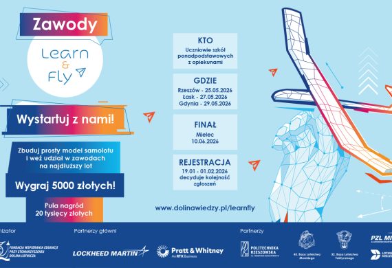 Ogólnopolskie Zawody Learn&Fly 2026 – młodzi inżynierowie wznoszą się na wyższy poziom